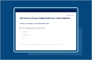 360 derece geri bildirim anket şablonu
