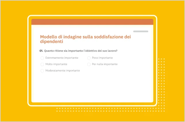 Modello di indagine sulla soddisfazione dei dipendenti
