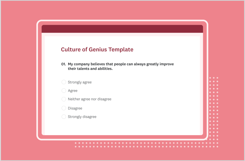 Culture of Genius survey