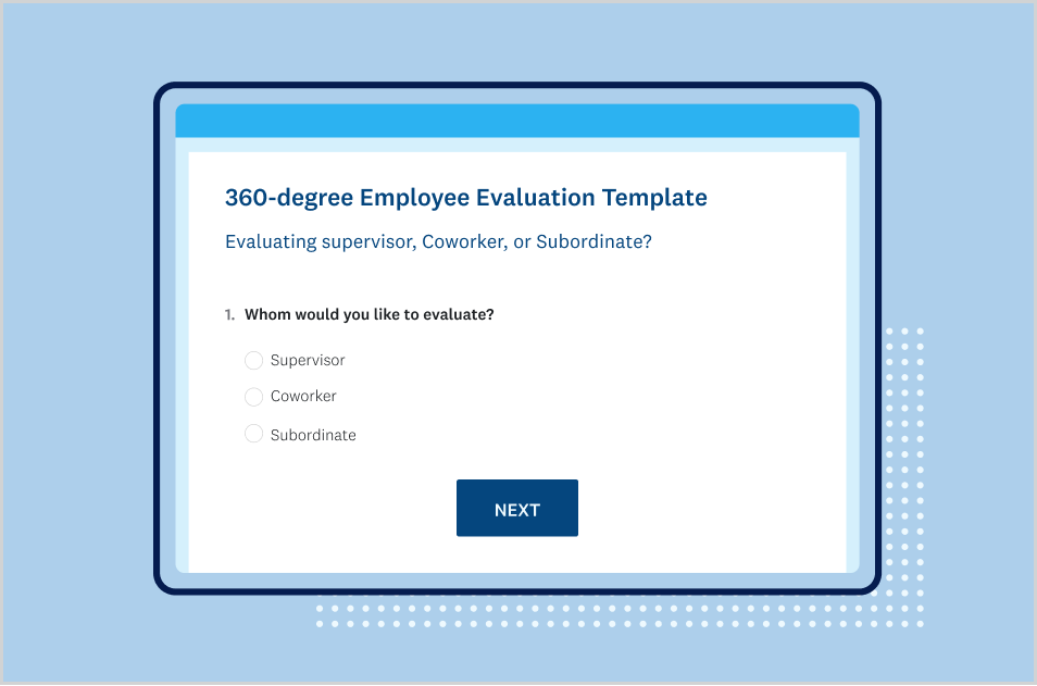 360 degree employee evaluation survey template