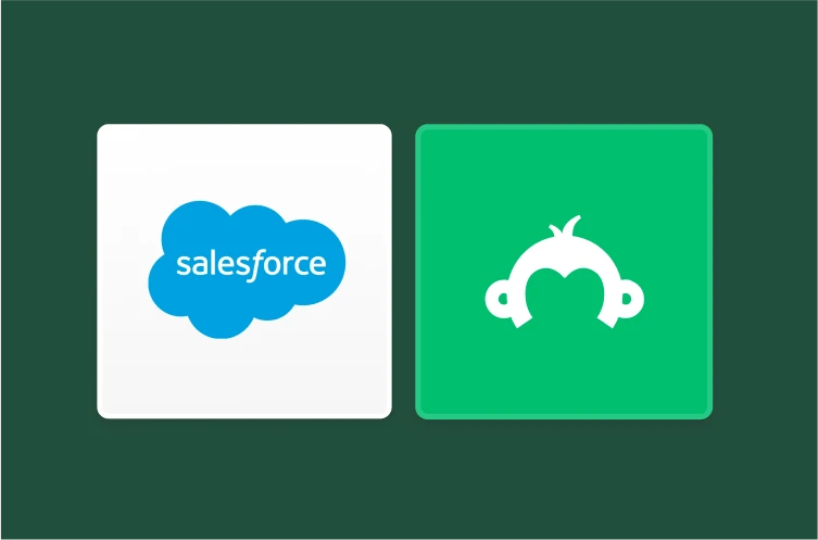 SurveyMonkey-Logo und Salesforce-Logo
